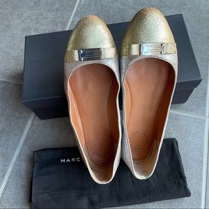 Marc by Marc Jacobs logo ballet flat